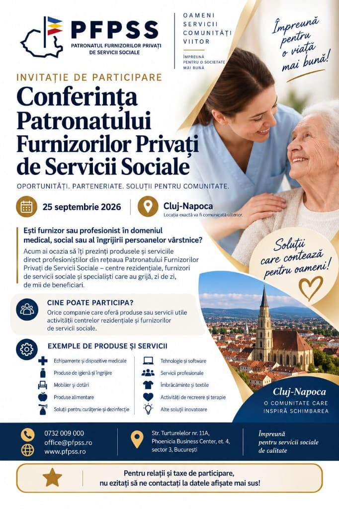 Conferința Patronatului Furnizorilor Privați de Servicii Sociale