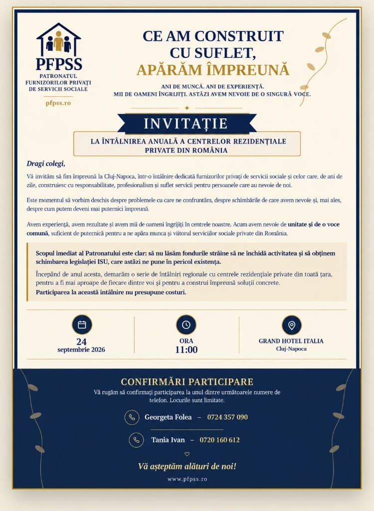 Întâlnirea anuală a centrelor rezidențiale private din România
